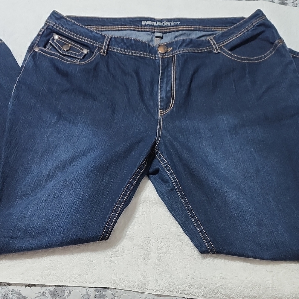 Dark Blue Denim Jeans - Picture 8 of 16
